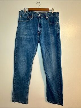 Levi's Men's Dark Blue Straight Jeans